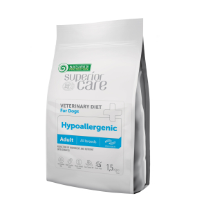 dry dietetic pet food with insect for adult dogs of all breeds, prone to food allergies