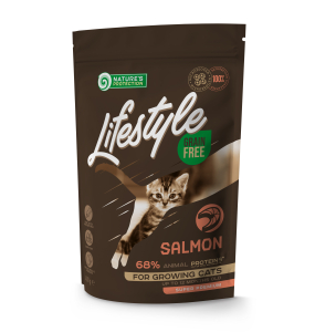 dry grain free food for kittens with salmon
