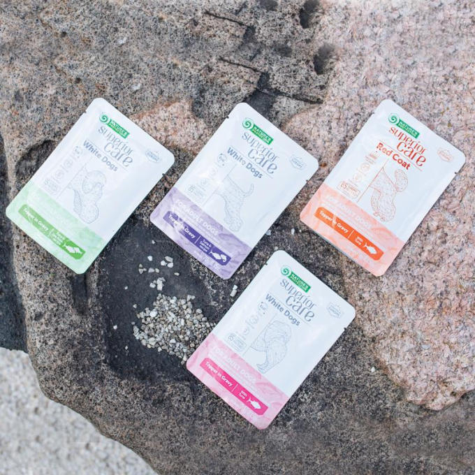 wet food supplement with tuna for adult white-coated dogs of all breeds - 4