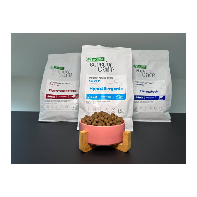 dietetic pet food with salmon for adult dogs of all breeds with skin problems - 8