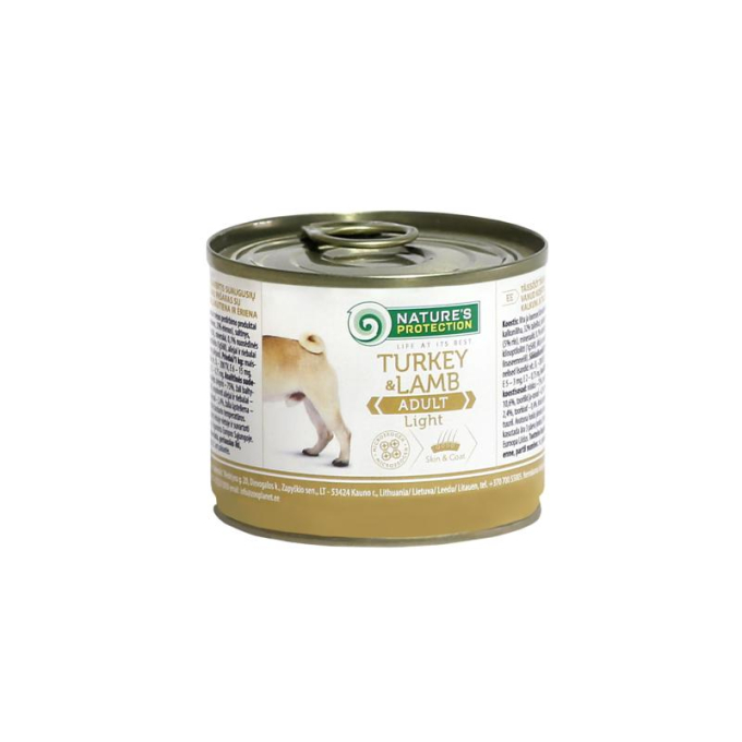 canned pet food for adult dogs with turkey and lamb - 1