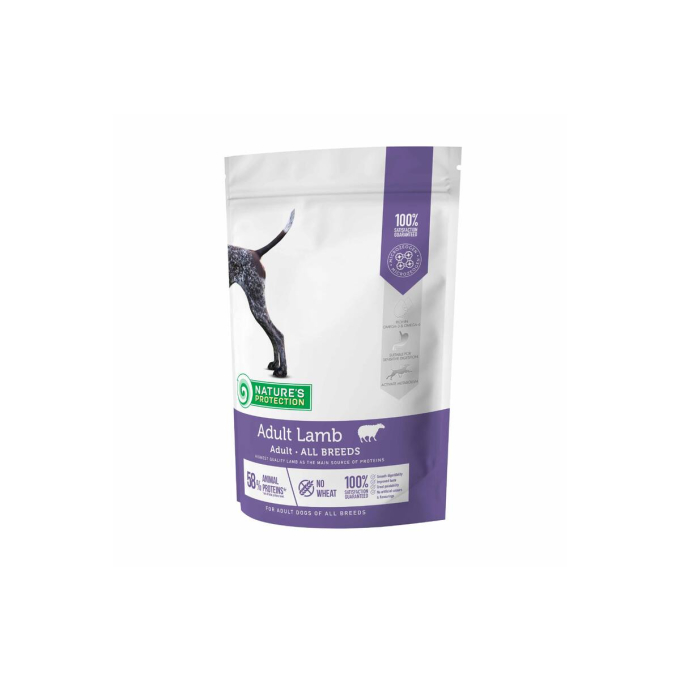 dry food for adult dogs of all breeds with lamb - 1