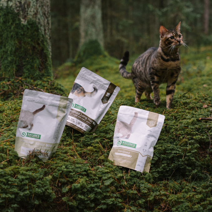 dry food for young cats after sterilisation with poultry and krill - 10