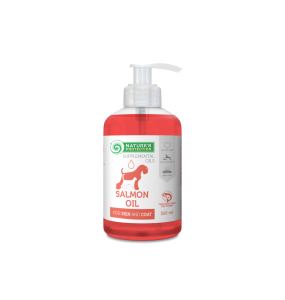 complementary feed - salmon oil, for adult dogs and cats to support healthy skin and coat
