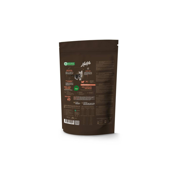 dry grain free food for kittens with salmon - 1