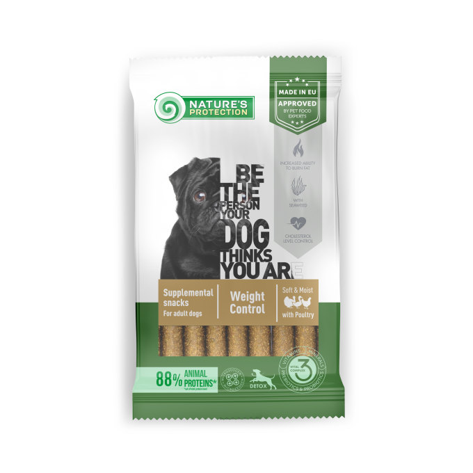 Poultry Weight Control complementary feed-snack with poultry for adult dogs - 1