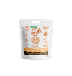 complementary grain free feed - snacks for weight control with herring for adult all breed dogs with red coat