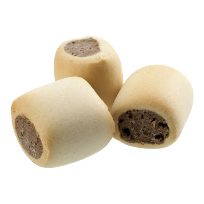 snack complementari per cani, biscotti con ripieno di salmone - 2