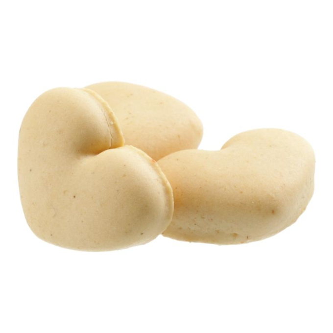 snack complementari senza cereali per cani, mini biscotti vegetariani a forma di cuore - 3