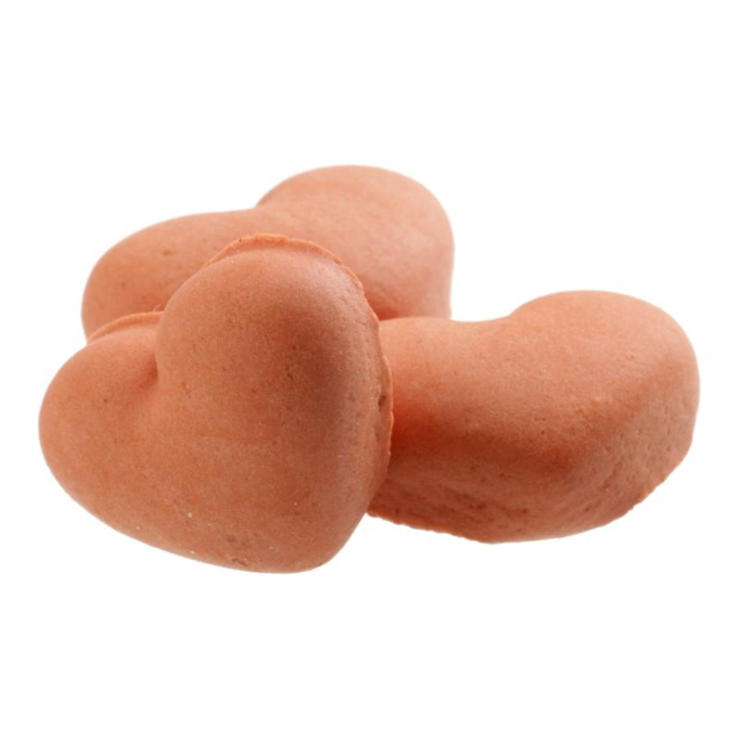 snack complementari senza cereali per cani, mini biscotti vegetariani a forma di cuore - 2