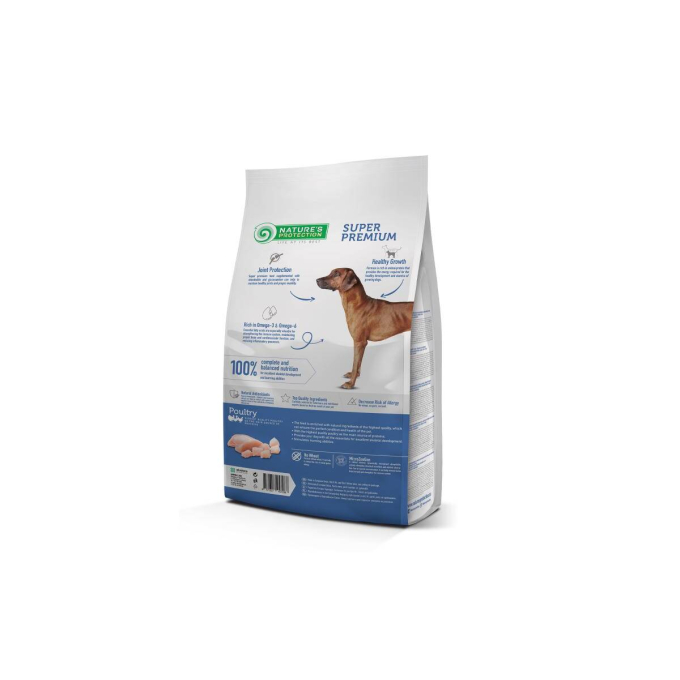 dry food for junior large breed dogs with poultry - 1